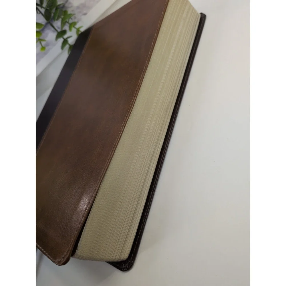 😍Macarthur Study Holy Bible NKJV Bonded Leather 2006 Maps Nelson